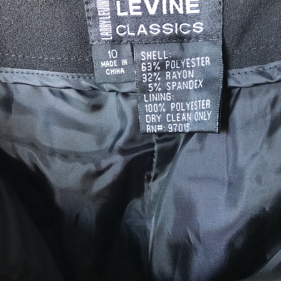#057 Sz 10 Skirt | Larry Levine Classic Black Skirt | NWT 💃🏽 - Picture 5 of 7